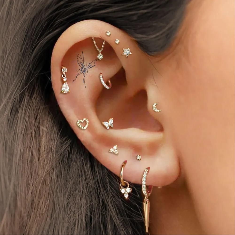 Piercing flat signification