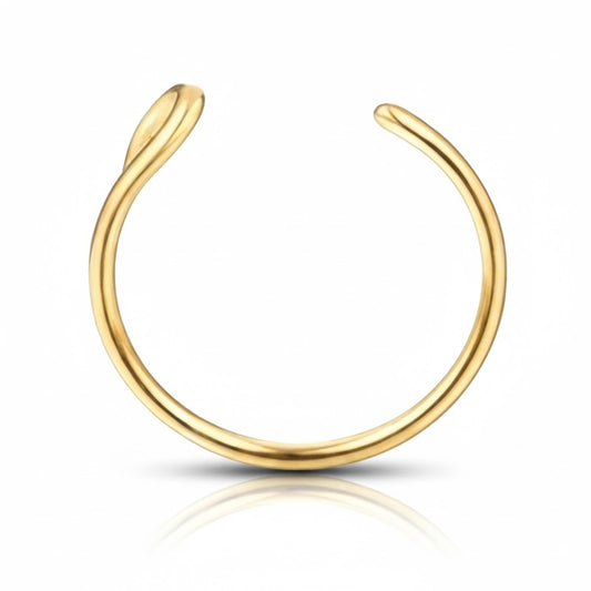 Faux piercing nez anneau