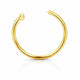 Faux piercing nez acier