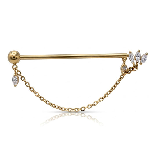 Piercing Industriel Éclat Marquise
