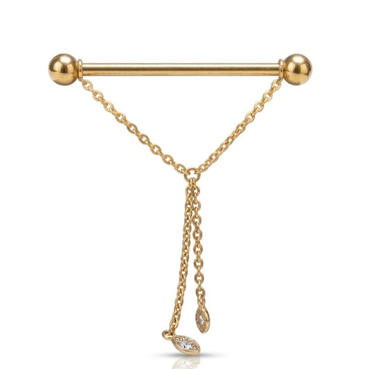 Piercing Industriel Goutte Royale