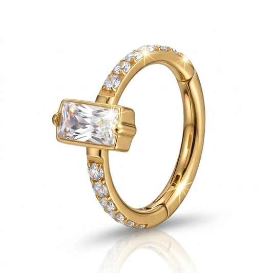 Piercing conch gemme