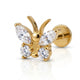 Piercing conch papillon