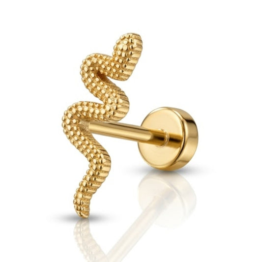 Piercing conch serpent