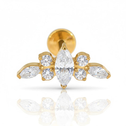 Piercing flat bijoux