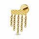 Piercing flat chaîne