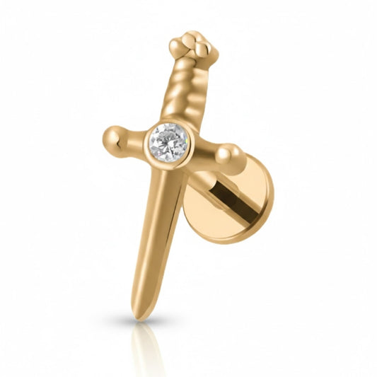 Piercing flat dague