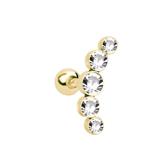 Piercing flat oreille