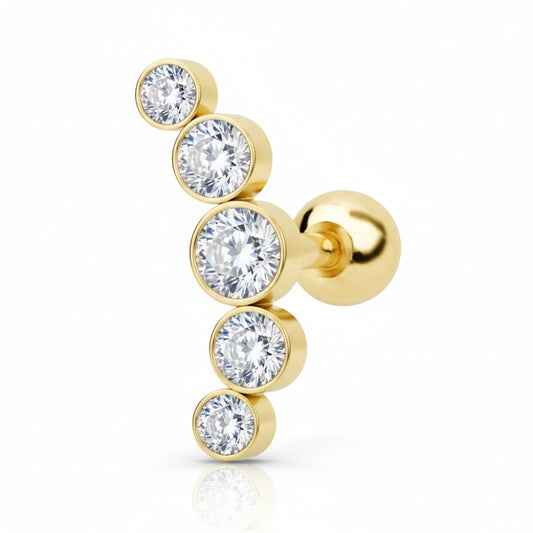 Piercing flat oreille