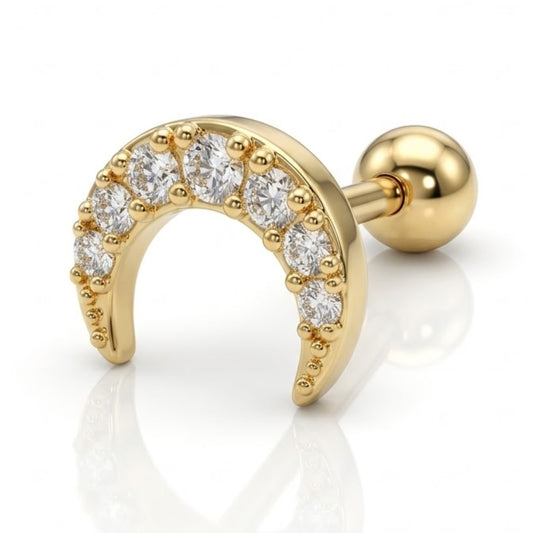 Piercing hélix Clair de lune