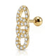 Piercing lobe Mélina