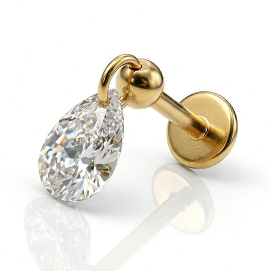 Piercing lobe bijoux