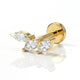Piercing lobe titane