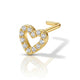 Piercing nez cœur