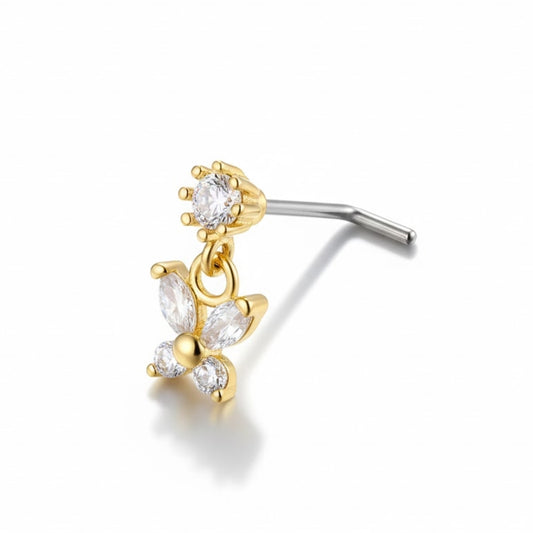 Piercing nez papillon