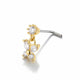 Piercing nez papillon