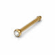 Piercing nez tige droite