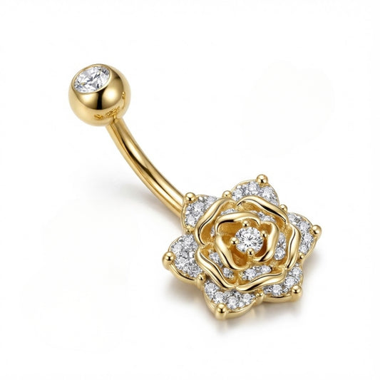 Piercing nombril Rose