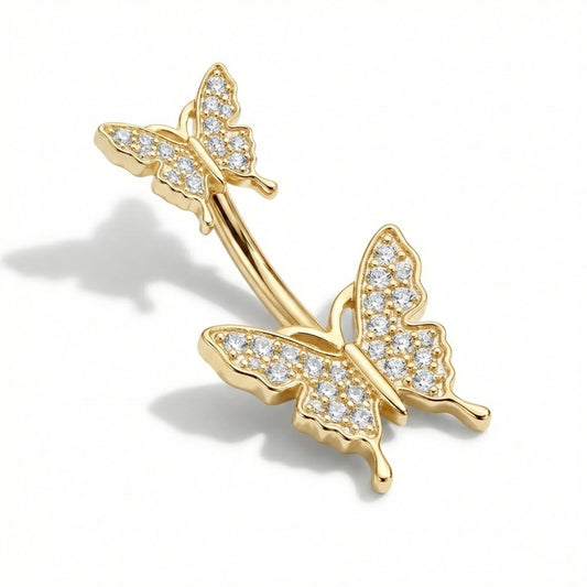 Piercing nombril banane