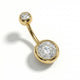 Piercing nombril double