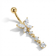 Piercing nombril strass