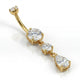 Piercing nombril titane