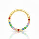 Piercing septum anneau fin