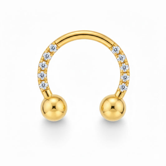 Piercing septum fer à cheval