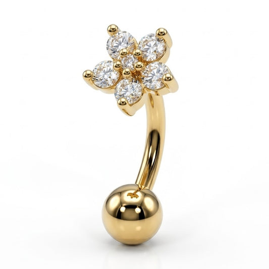 Piercing snug fleur