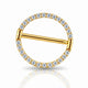 Piercing téton anneau