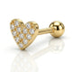 Piercing tragus coeur