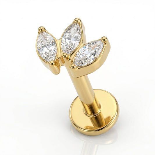 Piercing tragus fleur