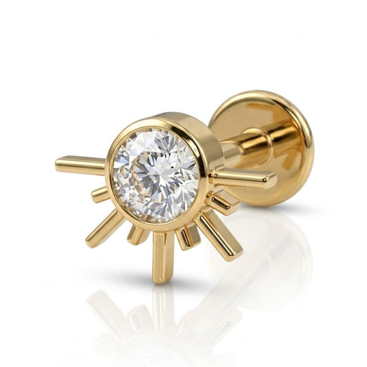 Piercing tragus soleil