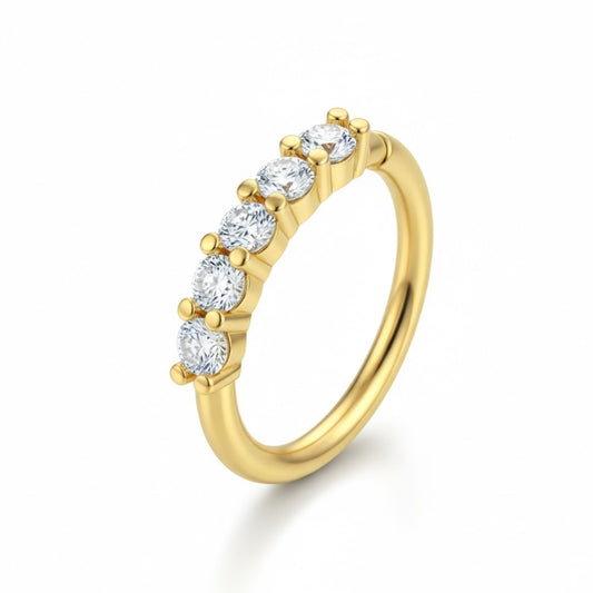 Piercing nez anneau fin