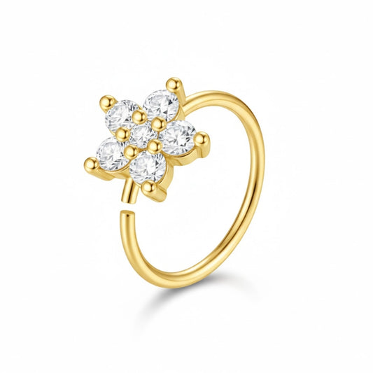 piercing nez avec anneau