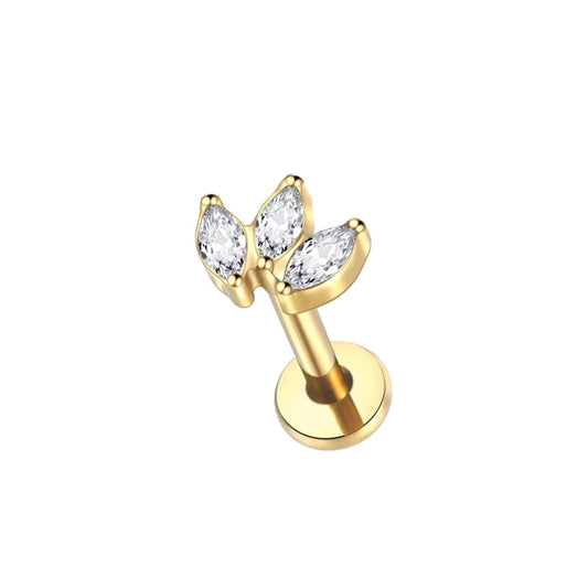 Piercing tragus fleur