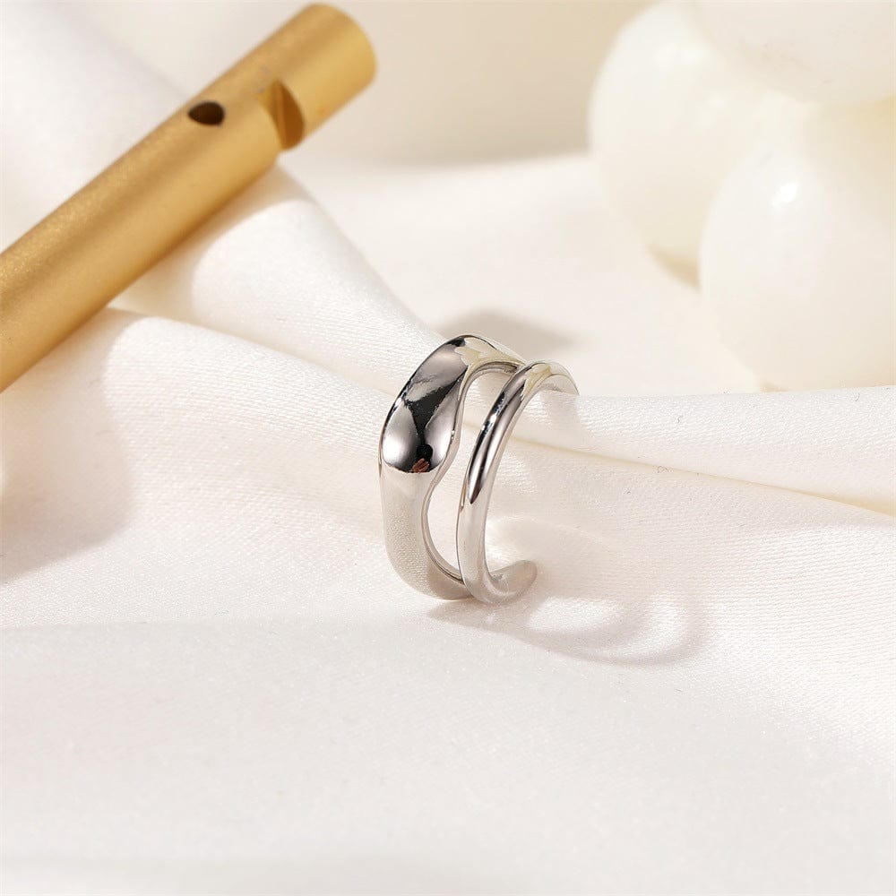 ORAZIO Ear Cuffs Réglables Plaqué Or 14K & Argent – Lot De 8/9 Faux Piercings Oreille Sans Trou Pour Femme, Manchette Cartilage Avec Zircons AAA+ – Hypoallergénique & Confort Toute La Journée