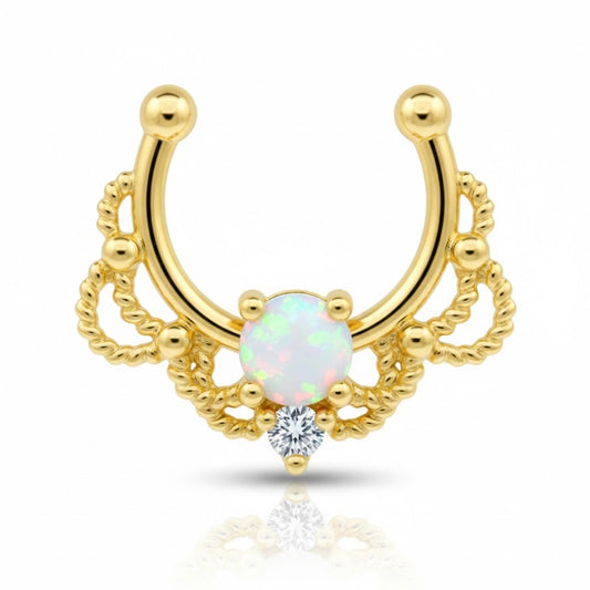 faux piercing nez anneau