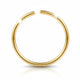 faux piercing septum acier inoxydable