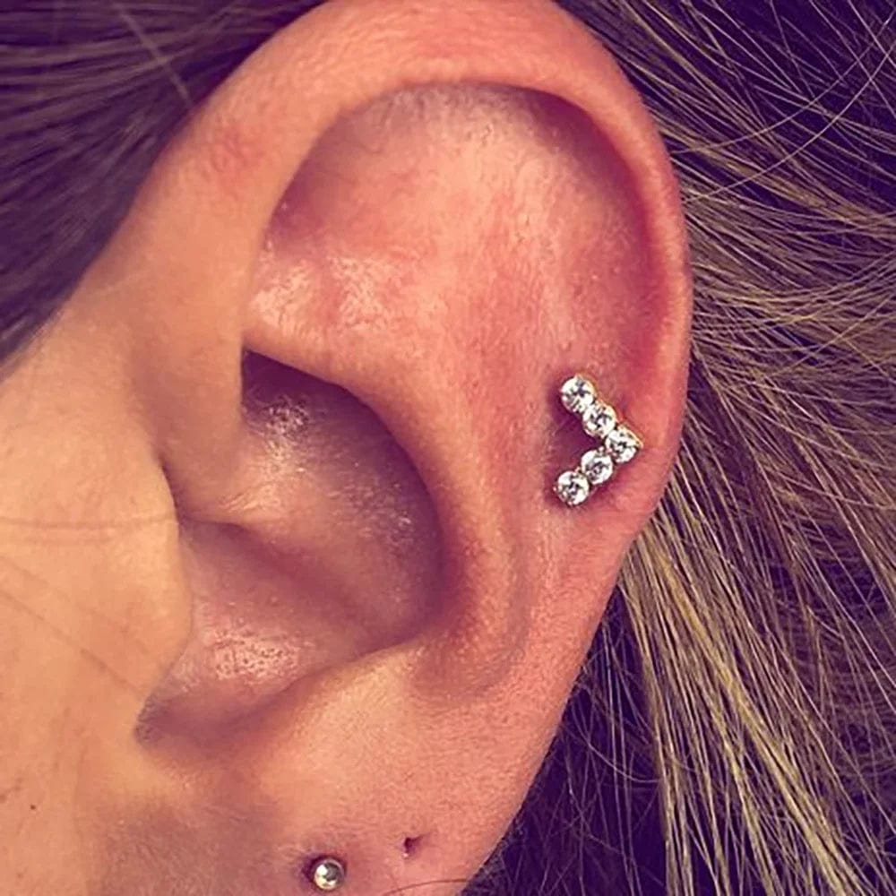 Piercing flat chevron