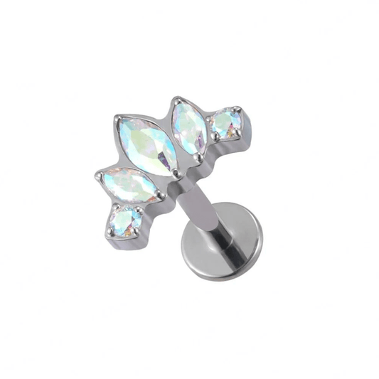 Opale / 8 mm Piercing hélix couronne