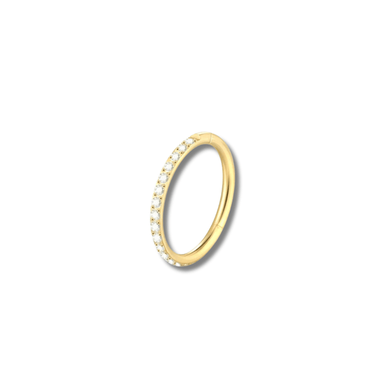 Doré / 1.2x8 mm Piercing nez petit anneau