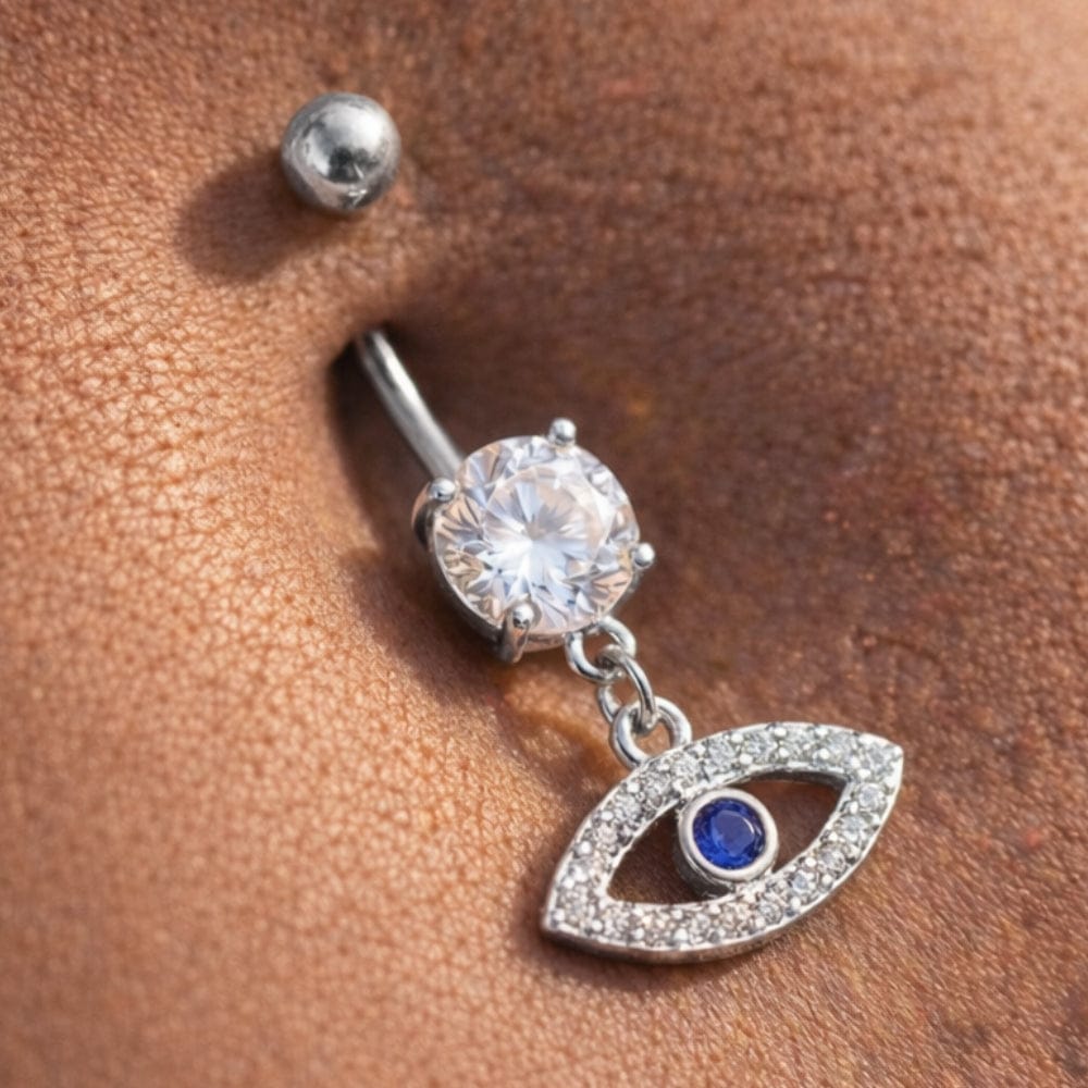 1.6 mm/10 mm / Argenté Piercing nombril original