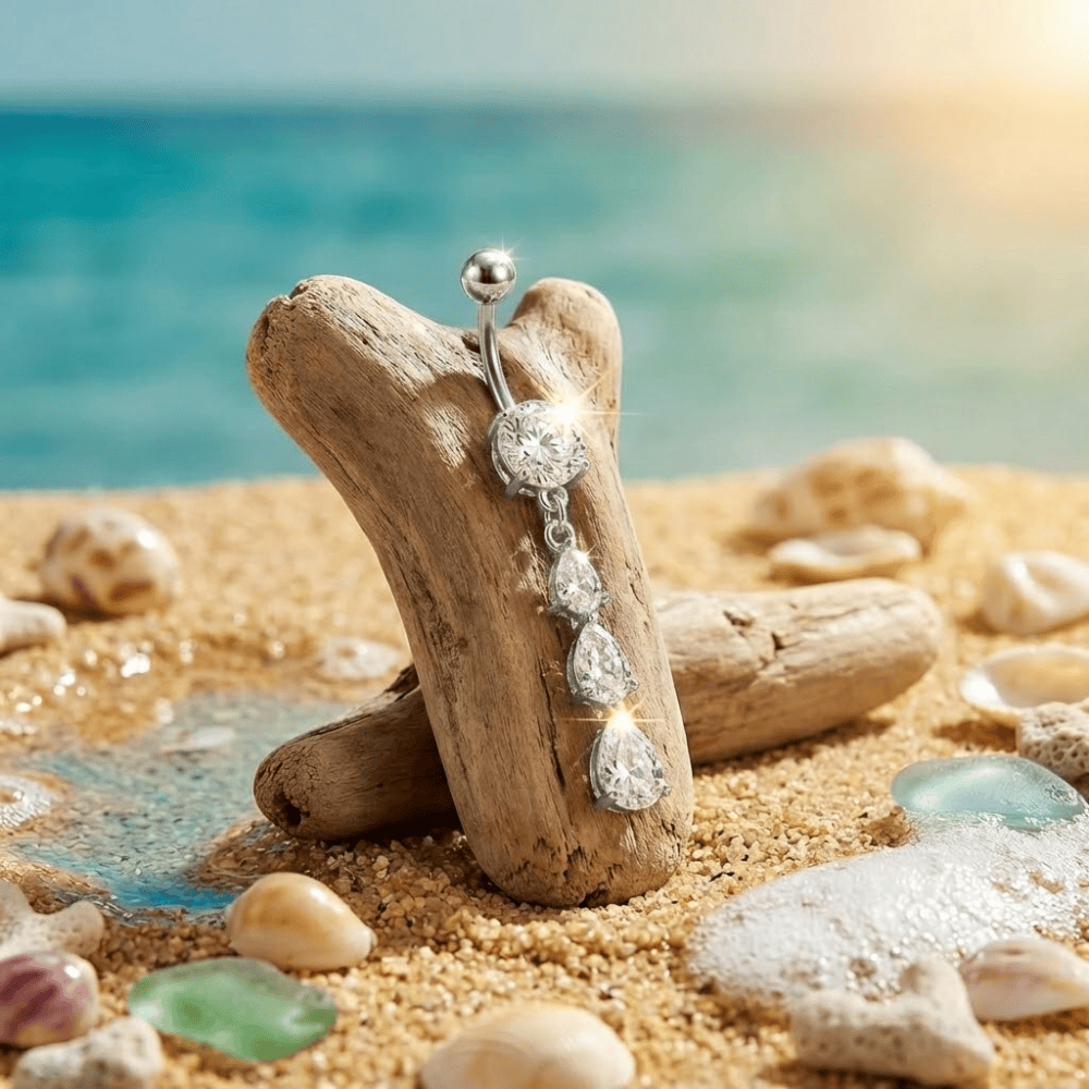 piercing nombril titane