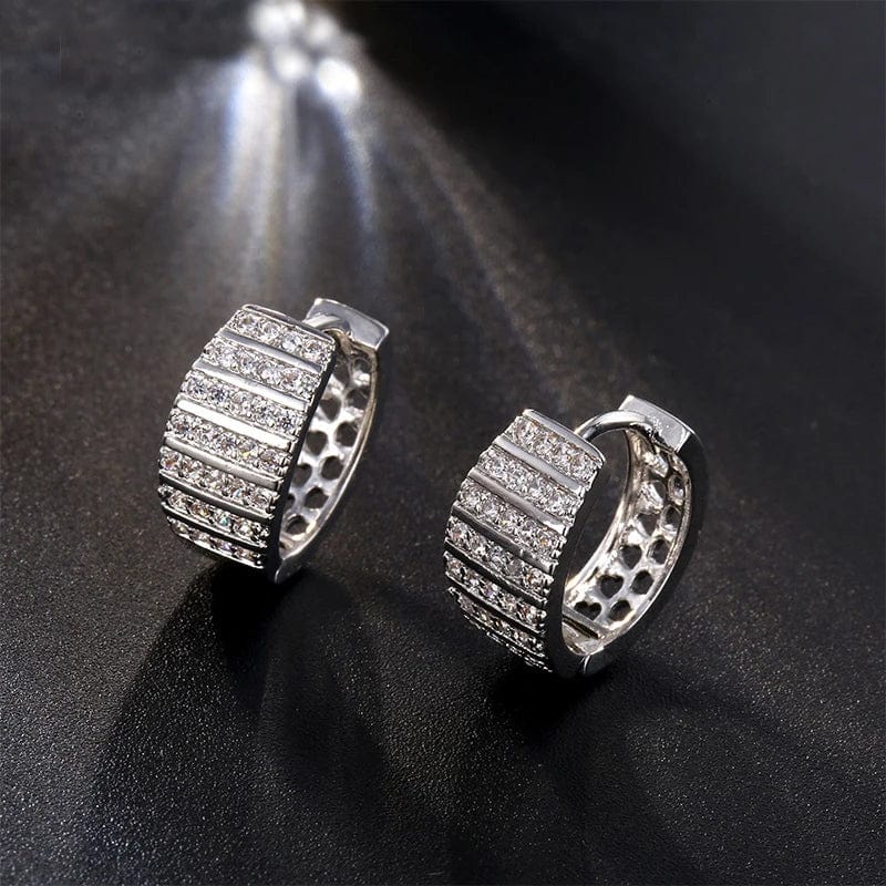 AL2572-Silver Piercing oreille homme hadès