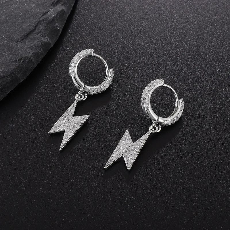 AL2352-Silver Piercing oreille homme zeus