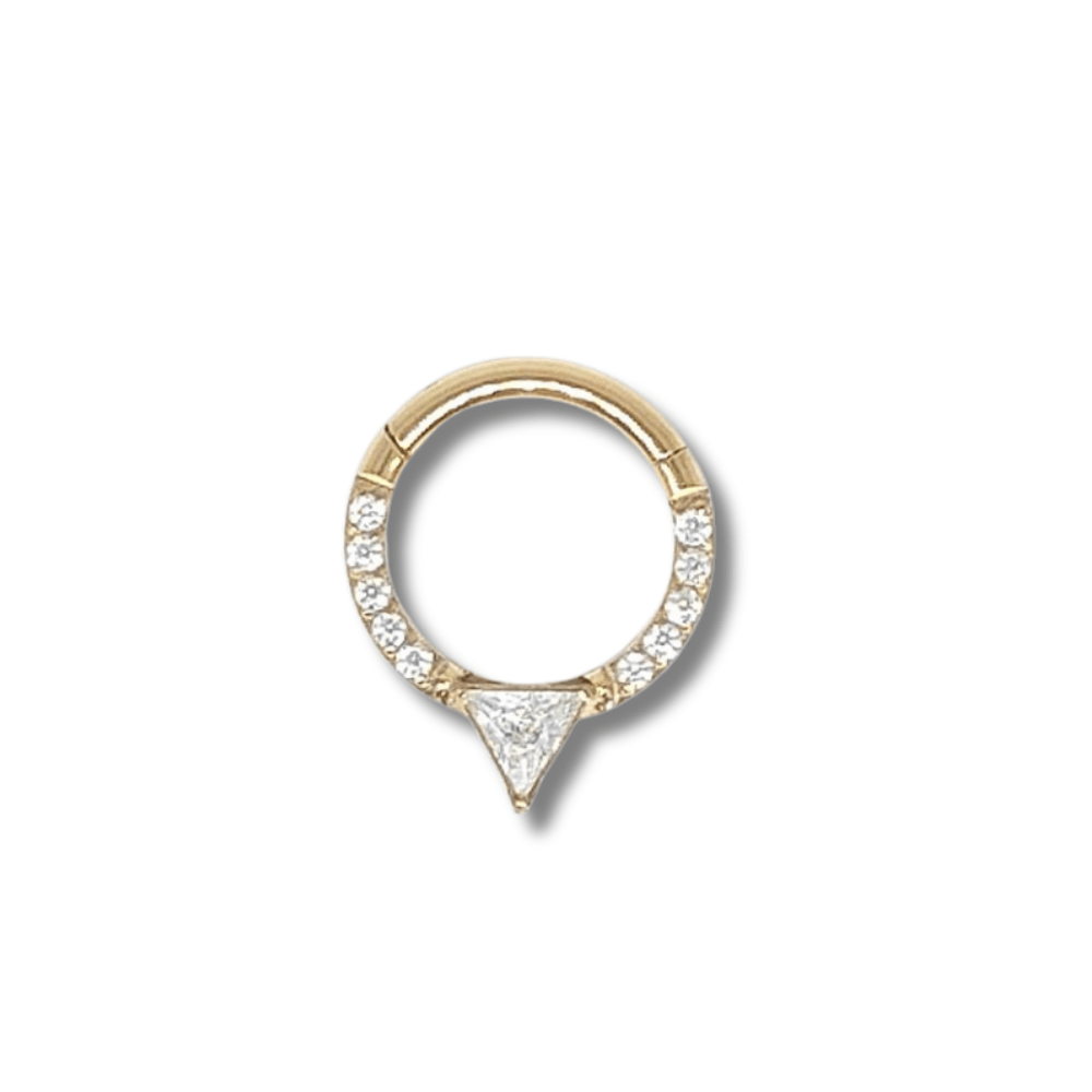 Doré / 1.2x8 mm Piercing septum Cynthia