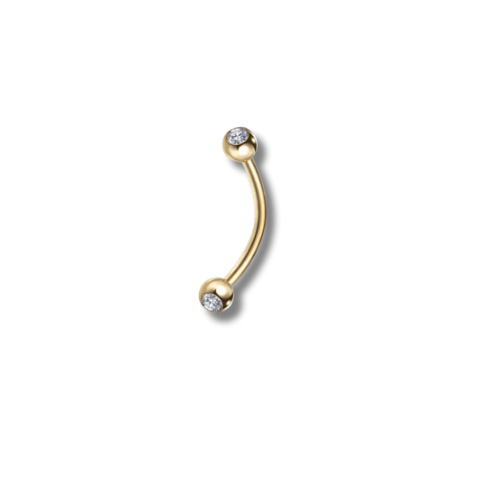 Doré / 6 mm Piercing snug Léa