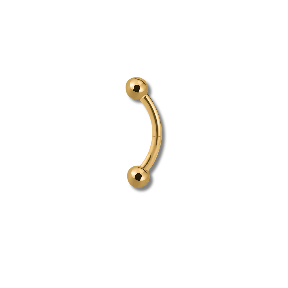 Doré 6 mm piercing snug titane