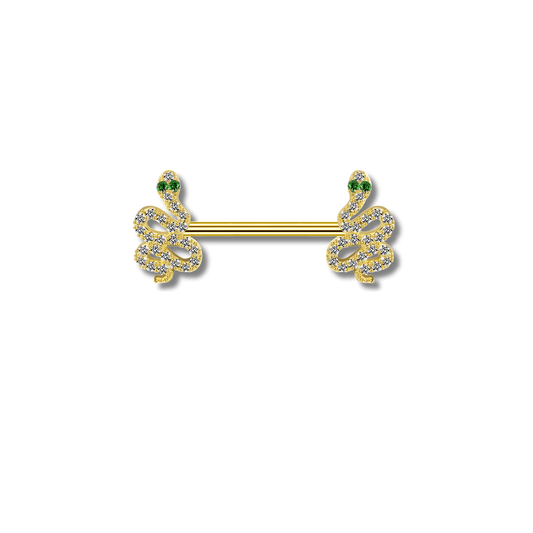 Doré Piercing téton Jade